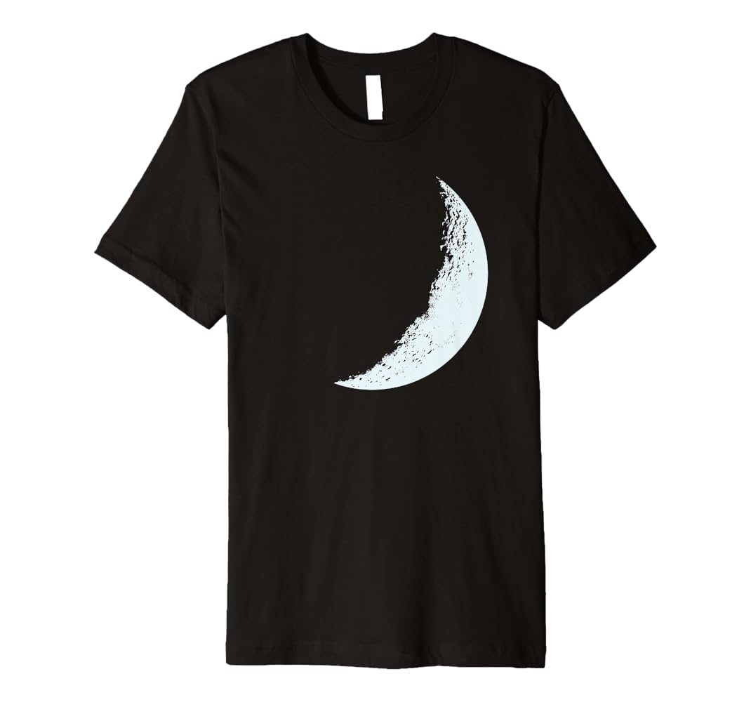 トップス PHENOMENON Crescent Moon Graphic T Shirt Drippy Crescent Moon T-Shirt – Two Suns Clothing